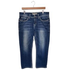 BKE Buckle | Harper 24” Crop w/2” Cuff BKC1104‎ Jeans  Heavy Stitch 31